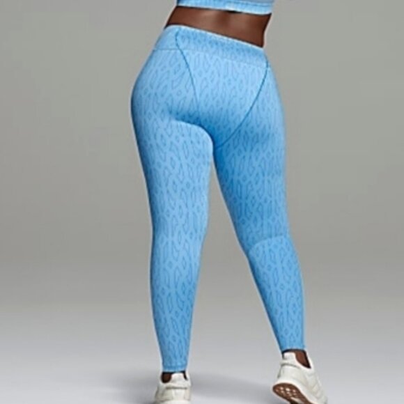 NEW 2X Adidas x IVY PARK Mesh Monogram Leggings High Waist Stretch - Size 2X - Picture 3 of 14